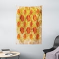 thumbnail image 1 of Burnt Orange Decor Tapestry, Vintage Rose Flower Pattern Grubby Paint Texture with Grunge Rusty Image, Wall Hanging for Bedroom Living Room Dorm Decor, 40W X 60L Inches, Orange Tan, by Ambesonne, 1 of 2