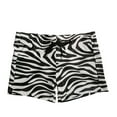 thumbnail image 6 of Elvqul Mens Swimming Trunks Large Drawstring Bathing Suits White Print Zebra Stripe Breathable Mens Swimming Trunks, 6 of 6