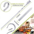 thumbnail image 5 of PROKITCHEN 29 PCS Grilling Set Kabob Skewers Metal Skewers for Grilling Marshmallow Roasting Sticks Reusable BBQ Stainless Steel Kabob Skewers for Barbecue, Cooking, Baking, 5 of 6