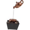 thumbnail image 1 of Generic Compact Indoor Tabletop Fountain Waterfall Feature Led-lit Relaxing Decor For Desk Or Home, 1 of 9