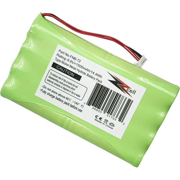 ZZcell Replacement Battery for Yaesu Vertex FNB-72, FNB-72x, FNB-72xe, FNB-72xh, FNB7-72xx, FNB-85, FT-817, FT-817ND, Two Way Radio