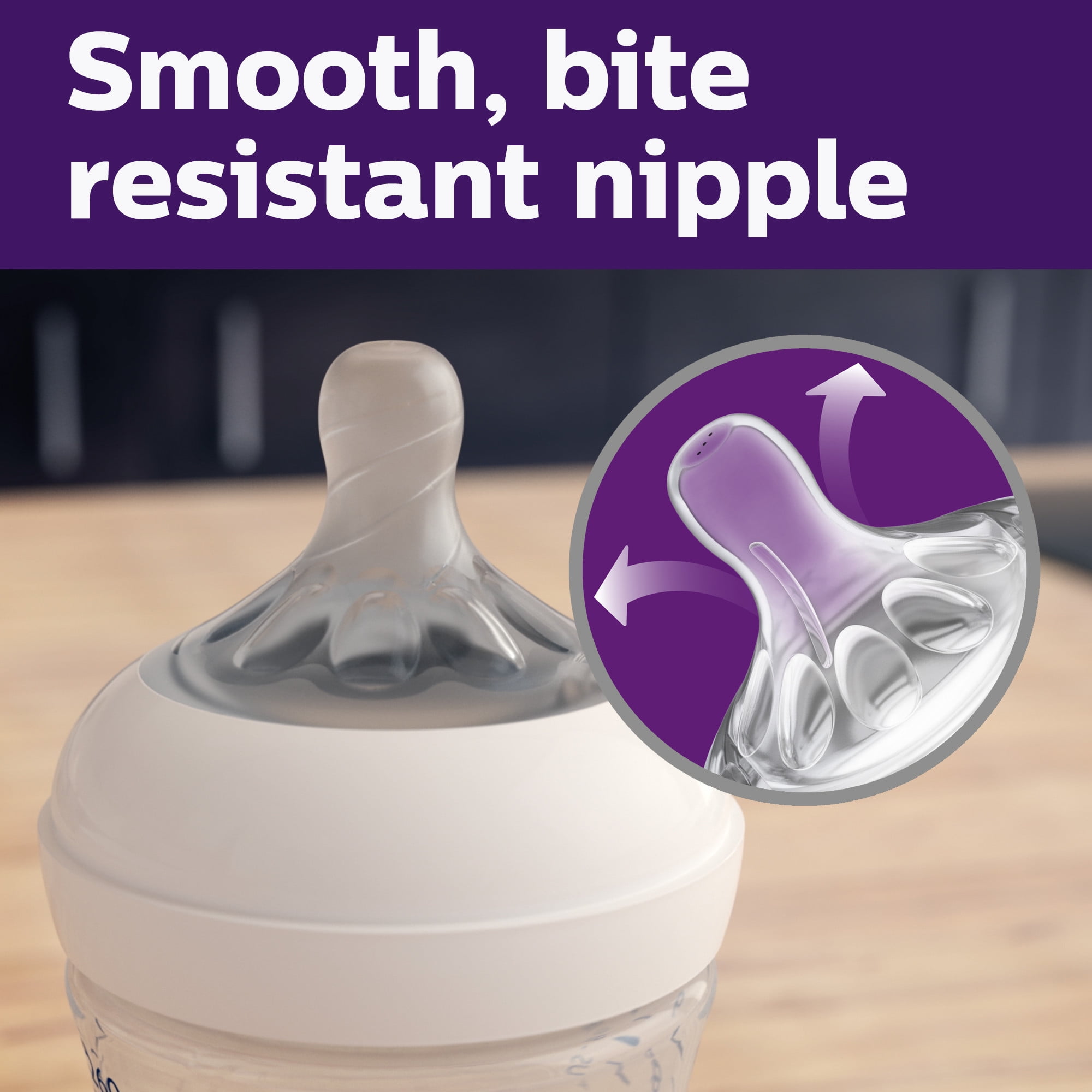 Philips Avent Natural Baby Bottle, Clear, 11oz, 3pk, SCF016/37