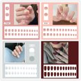 thumbnail image 1 of 24Pcs/Box Heart Diamond Fake Nails Press On   False  Free Shipping Nail Tips Sticker Nail Set   Nail Art LU, 1 of 7