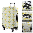 thumbnail image 5 of Small Yellow Lemon Fruits GreenLeaves Pattern Luggage Cover Fashion Suitcase Cover Baggage Covers Fit 25-28 Inch Luggage (Go Travel), 5 of 5