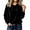 Black, variant on Velvet Hoodies for Women Oversized Solid Color Velour Sweatshirt Long Sleeve Loose Soft Warm Cozy Drawstring Pullover for Daily Christmas, 2026 Fall Winter Outfits Navy L
