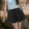 thumbnail image 4 of unbranded Skort Deportivo Negro Con Short Interior Stretch Para Entrenamiento Diario, 4 of 7