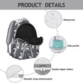 thumbnail image 4 of Giraffe Backpack for School & Gym - Large Bookbag with Laptop Compartment, Waterproof Work Bag, Trendy Animal Print, Lightweight for Students, 4 of 5