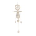 thumbnail image 3 of CarpNettore Bohemian Human Skeleton Tapestry Dorm Home Accent Macrame Woven Wall Hanging White, 3 of 9