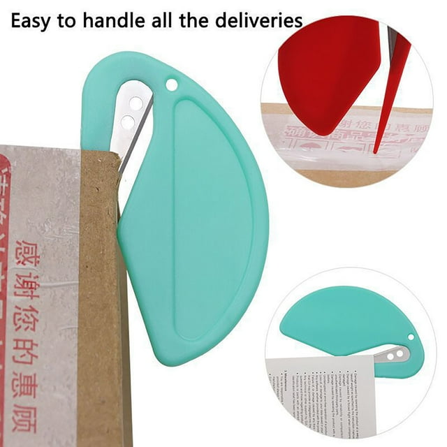 YAOMOBB Efficient Envelope Cutter Stainless Steel Letter Opener Blade Easy Envelope Slitting Safe to Use Cutting Tool 5Pcs