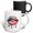 Multicolor, variant on 3drose, the Usa Flag Decorated Lips, Dripping Red, Blue Paint. Artsy Gift, 11oz Magic Transforming Mug