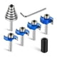 thumbnail image 1 of 4pcs Router Bits 1/4 Shank with 6 Bearings Set, 1 of 5