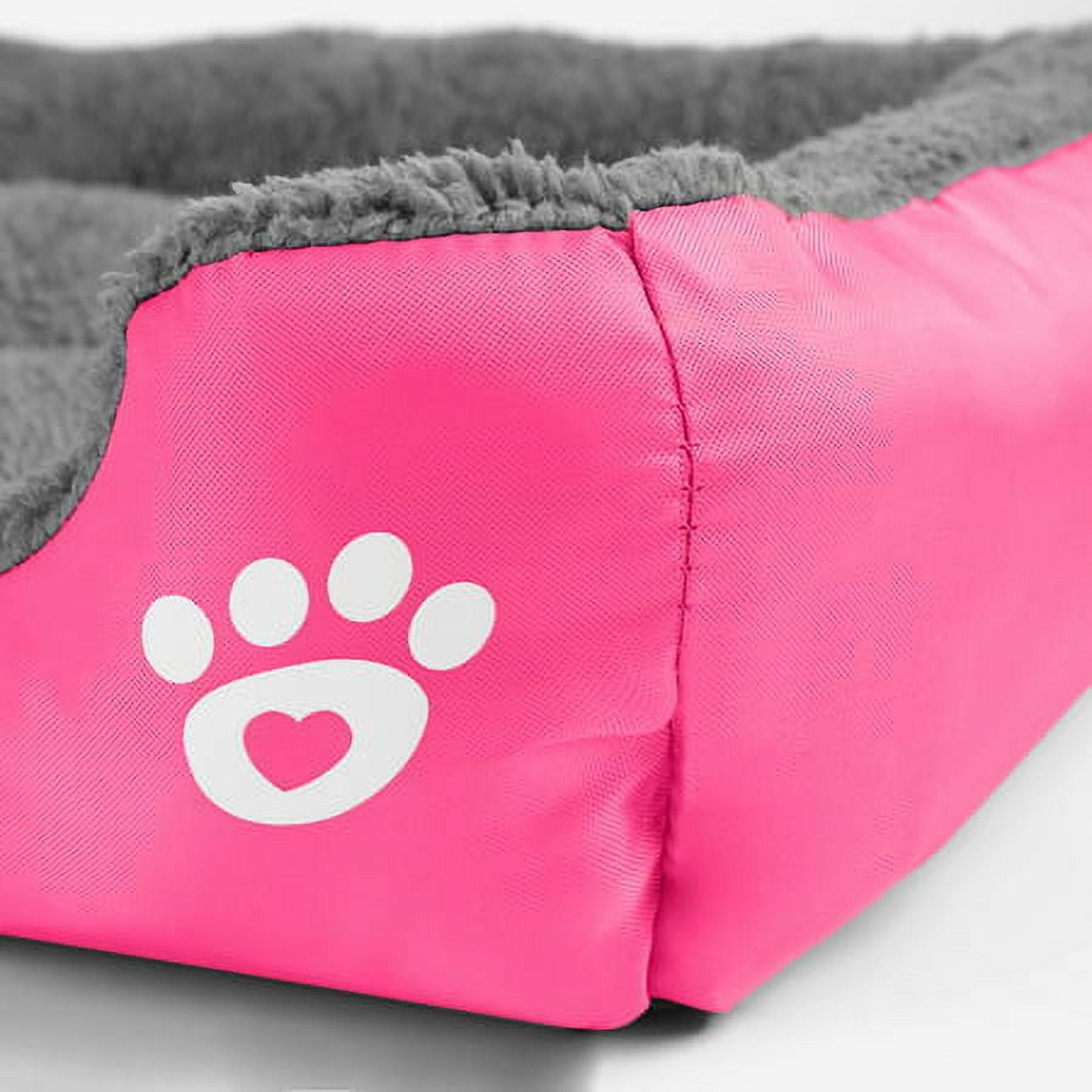 ZQB Dog Bed for Medium and Large Dogs Washable Comfortable Pet Beds, Pink, XL-Medium