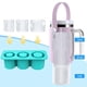 thumbnail image 3 of Silicone Ice-Cube Trays for Freezer 3 Hollow Cylinder Ice Molds A, 3 of 5