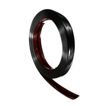 16.4ft x 0.79" Wall Trim Peel and Stick Molding Trim Frame, Flexible Self Adhesive DIY Accent Strip for Wall, Ceiling, Floor, Cabinet, Tile, Edge, Borders, Mirror, Mirror Black