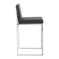 thumbnail image 5 of LumiSource Fuji High Back 26" Fixed-Height Counter Stool - Set of 3, 5 of 6