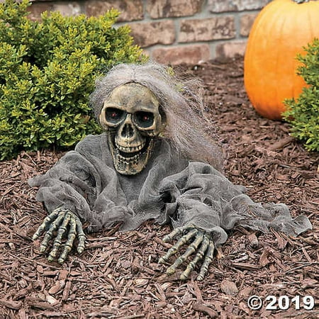 Try Me Skeleton Grave Breaker Halloween Décor