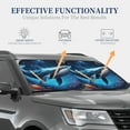 thumbnail image 4 of Salouo Colorful Ocean Whale Pattern Car Windshield Sun Shade Foldable | Front Windshield Shade for Sun, Heat and UV Rays | Interior Sun Protection-Medium, 4 of 6