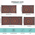 thumbnail image 3 of Mexico Mandala Plush Pillowcase, Luxury Soft King Pillow Case for Hair and Skin, Standard Size Pillow Covers with Zipper Closure, 20x30in Home Decor Gifts, 3 of 7