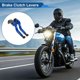 thumbnail image 2 of Palancas de freno y embrague cortas/largas únicas para Suzuki GSXR600 2006-2025, palanca de freno ajustable en 6 posiciones, mango azul con extremo negro, 1 par, 2 of 7