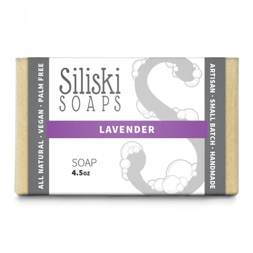 Siliski Soaps Savon en Barre Lavande, 4.5 Oz