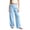 Light Blue, variant on XIYNBAOK Girls Linen Dress Pants Drawstring Loose High Elastic Waist Hiking Trousers Kids Teen Casual Athletic Preppy Sweatpants Schoolwear