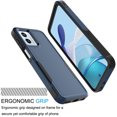 thumbnail image 2 of Tiflook For Motorola Moto G 5G 2023 / Moto G (2023 Only) / XT2313 Case,Shockproof Protection Heavy Duty Armor Hard Plastic & Rubber Rugged Bumper 2-in-1 Sturdy Phone Case - Blue, 2 of 6