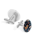thumbnail image 3 of Gingerbread Man Stylish Stainless Steel Shirt Clip Cufflink Set for Men's Silver Jewelry - for Formal and Business Attire, 3 of 6