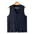 thumbnail image 6 of RFQWOVSR Mens Cotton Linen Summer Vest with Chinese Knot Buttons Loose Fit Retro XL, 6 of 6