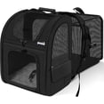 thumbnail image 1 of Mochila transportadora de mascotas Pecute expandible para gatos y perros, 8 kg, 1 of 9