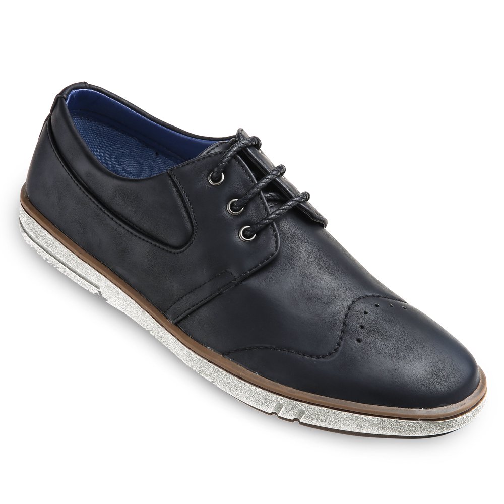 mio marino men's suede derby casual dress shoes
