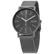 Skagen Men's Holst Chronograph Gunmetal Steel-Mesh Watch (SKW6608 ...