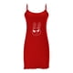 thumbnail image 4 of Camisón corto de talla grande para mujer, camisón de manga corta con estampado de pecho a la moda, camisón para mujer, 4 of 6