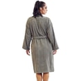 thumbnail image 6 of TowelSoft Women's 100% Cotton Terry SPA Bathrobe Gray One Size, 6 of 6