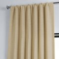 thumbnail image 3 of Half Price Drapes Autumn Glow Bellino Textured Faux Linen Room Darkening Curtains For Bedroom & Living Room Curtains(1 Panel), Curtains 108 Inches Long, 50W X 108L, 3 of 6