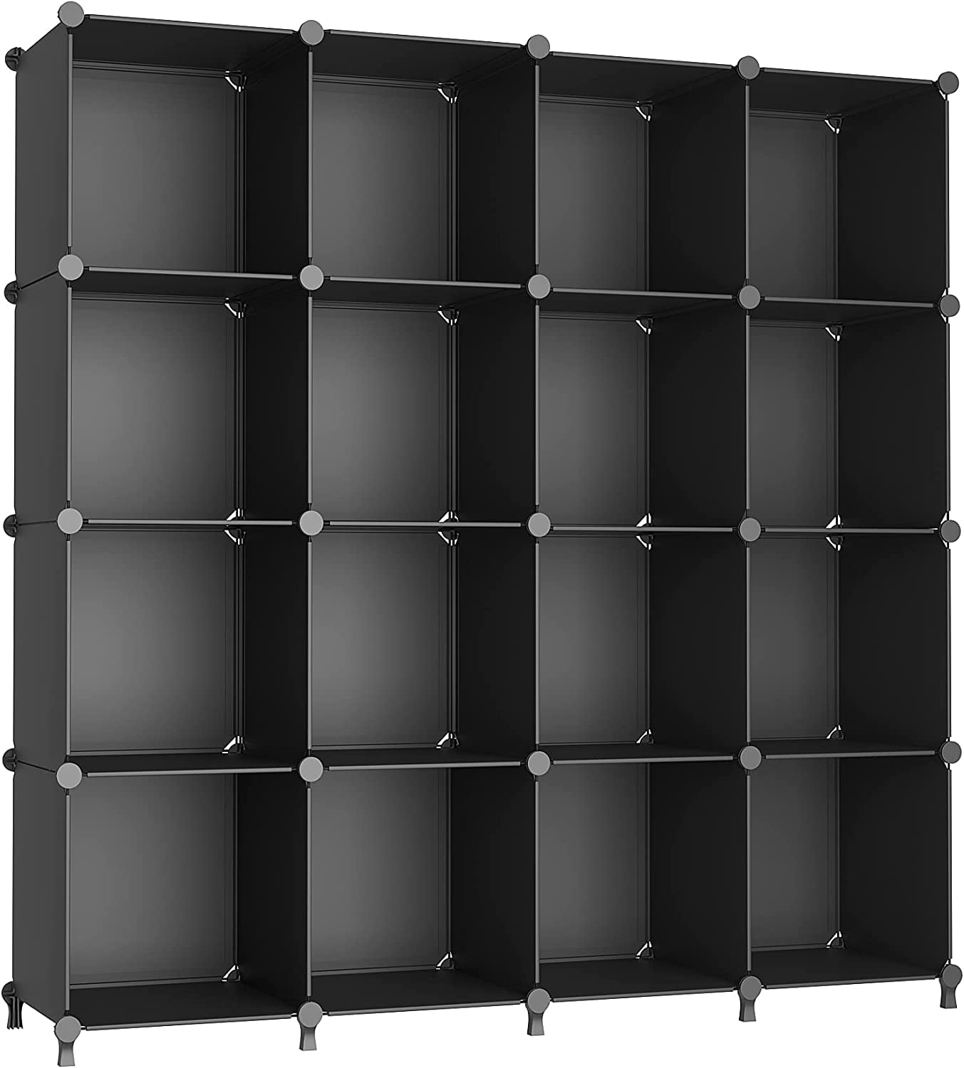 GUAIPOU Cube Storage Organizer, 16 Cube Closet Organizer, Stackable