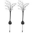thumbnail image 1 of Lámpara decorativa, 2 piezas Luz solar LED Luz de césped Luz de jardín Los mejores materiales, 1 of 14