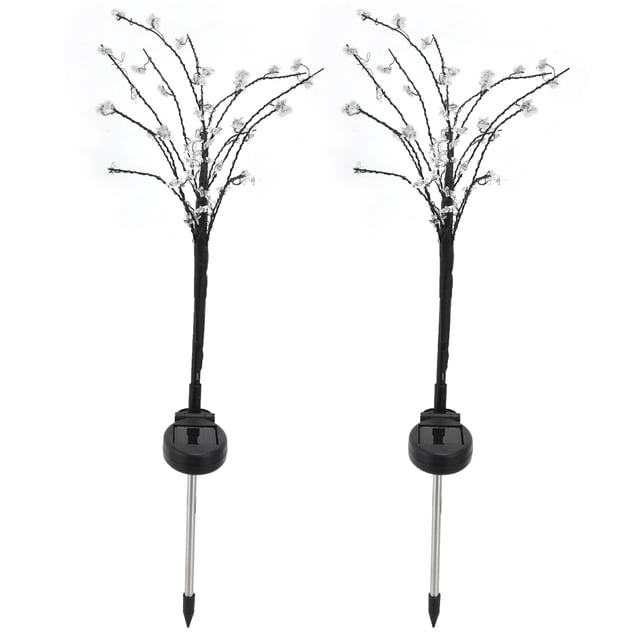 Lámpara decorativa, 2 piezas Luz solar LED Luz de césped Luz de jardín Los mejores materiales
