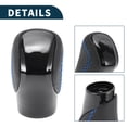 thumbnail image 4 of Perilla de cambio de marchas automática Unique Bargains para Lexus ES350 2016-2018, plástico, cuero sintético, negro y azul, 4 of 6
