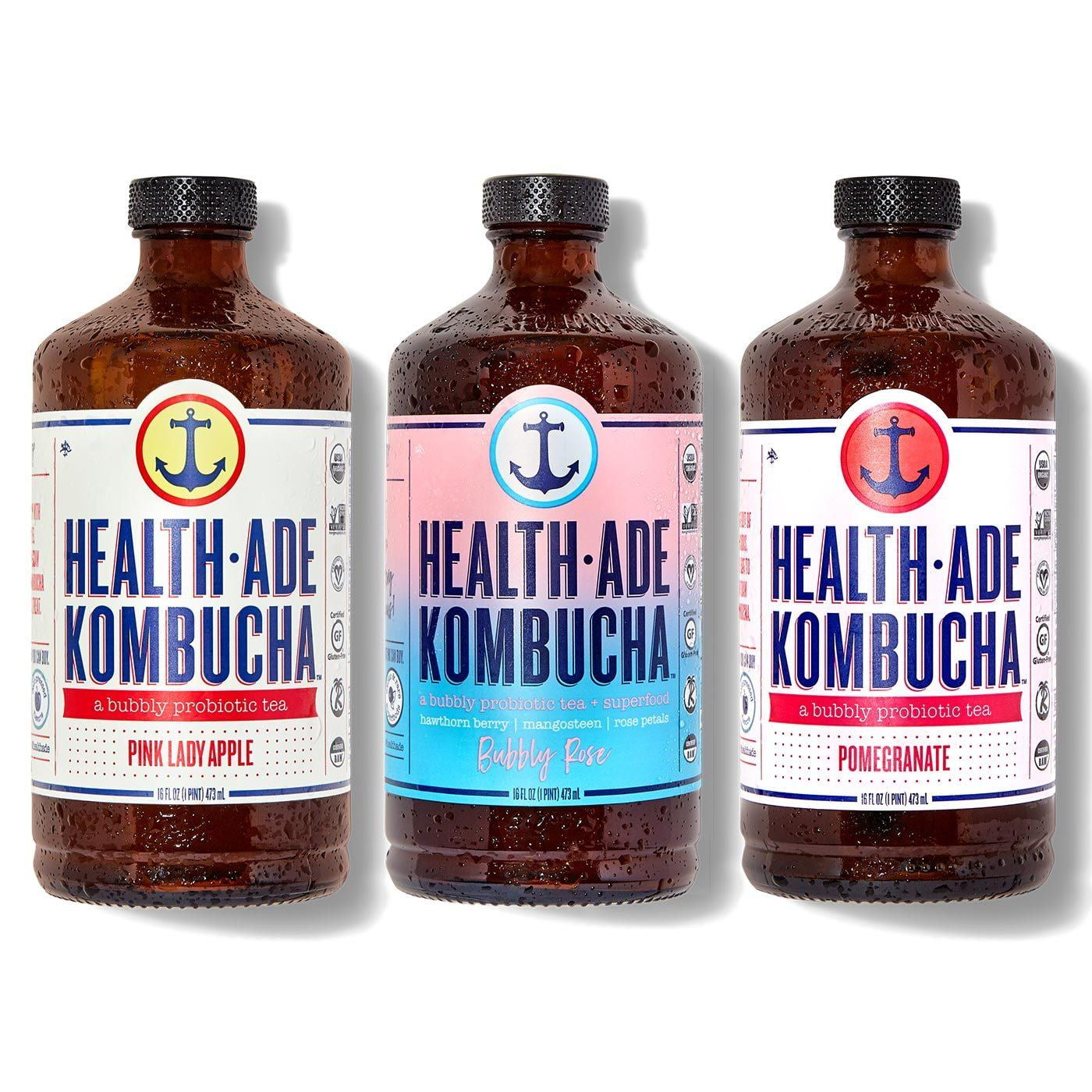 Health Ade Kombucha Fan Favorite Variety Pack 12 Pack Walmart Com