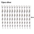 thumbnail image 1 of Reflective Hanging Spiral Bird Deterrent Rods For Garden 12 Pack 30cm Silver, 1 of 7