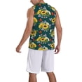 thumbnail image 2 of Naloa Sunflowers Basketball Jersey Reversible Men's Mesh Athletic Sports Shirts Training Practice S-4XLSmall, 2 of 6