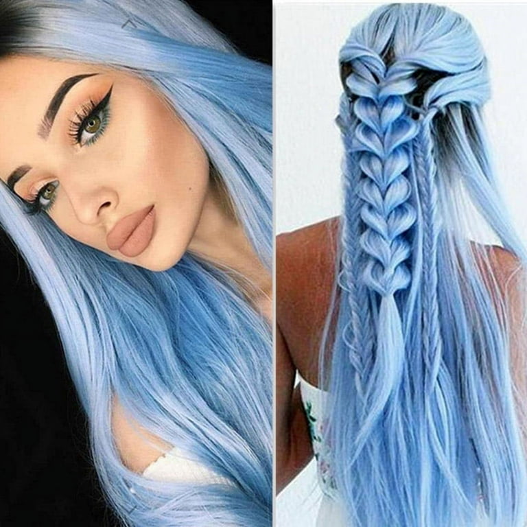Blue Wig