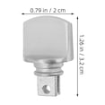 thumbnail image 2 of CTIRCHIU 2 Pcs Serrures de Porte de Sécurité Acier Inoxydable Argent Forme Ronde pour Usage Domestique, 2 of 8