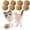8PCS, variant on Cat Toy Balls, Ultra-Soft Fluffy Furry Pom Poms, Washable Quiet Kitten Toys for Chasing, Batting and Catching, Safe Interactive Pet Toys for All Cats