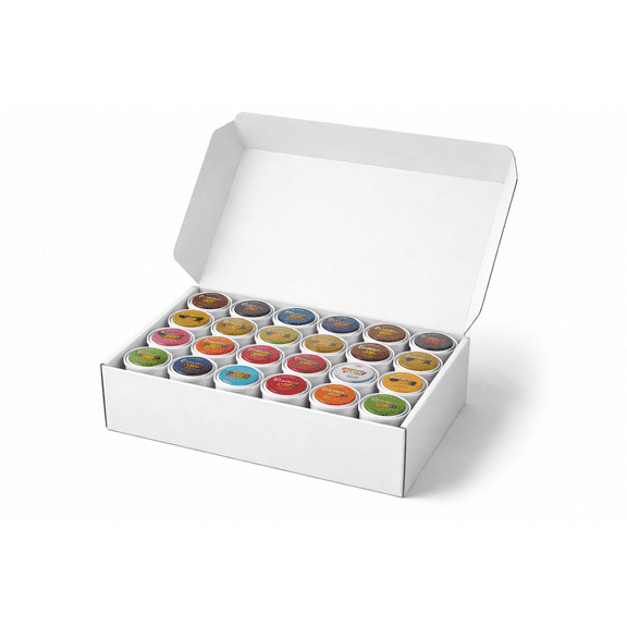 Variety Pack Sampler K-Cup Coffee Pods—Including Blonde, Medium, Dark Roast, Flavored & Holiday Blend Coffee—for Keurig Brewers—1 box (15 Unique Flavors)