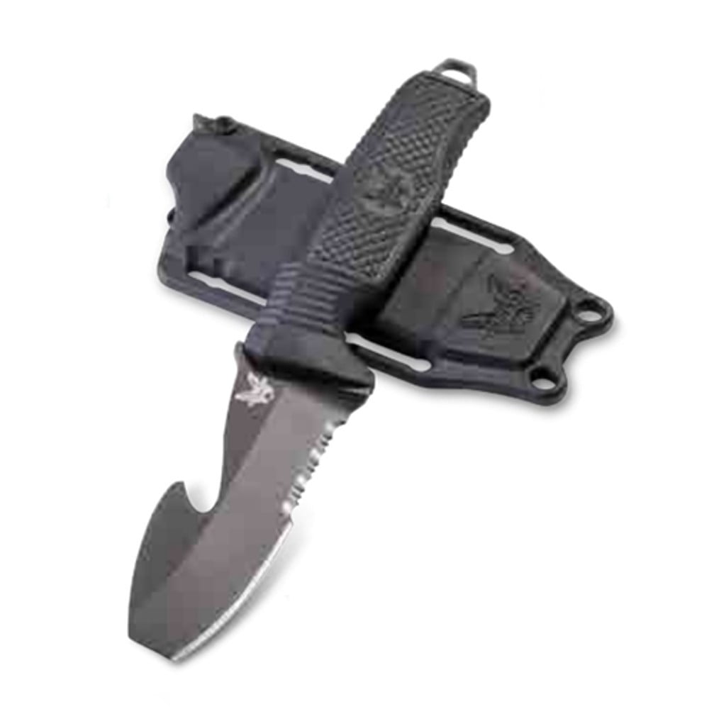 Buy Benchmade H2O N680 Black Combo Blade Blunt Tip Fixed Blade Dive