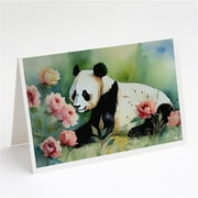 0.01 x 5 x 7 in. Panda Greeting Cards - Pack of 8