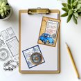 thumbnail image 3 of Travel Clear Stamps Vintage Car Transparent Stamps Silicone Sunglass Clear Stamp Seals, 3 of 9