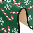 thumbnail image 4 of Kitchen Rugs and Mats Non-Skid Washable Runner Rugs Christmas Candy Canes Snowflakes Ball Long 72x24 inch for Floor Cushioned Hallway Entryway Indoor 2x6, 4 of 7
