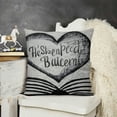 thumbnail image 2 of YINGXI School Librarian Throw Pillow Covers  Book Lover Gifts Pillowcase Reading Pillow Covers 12x12in, 2 of 5